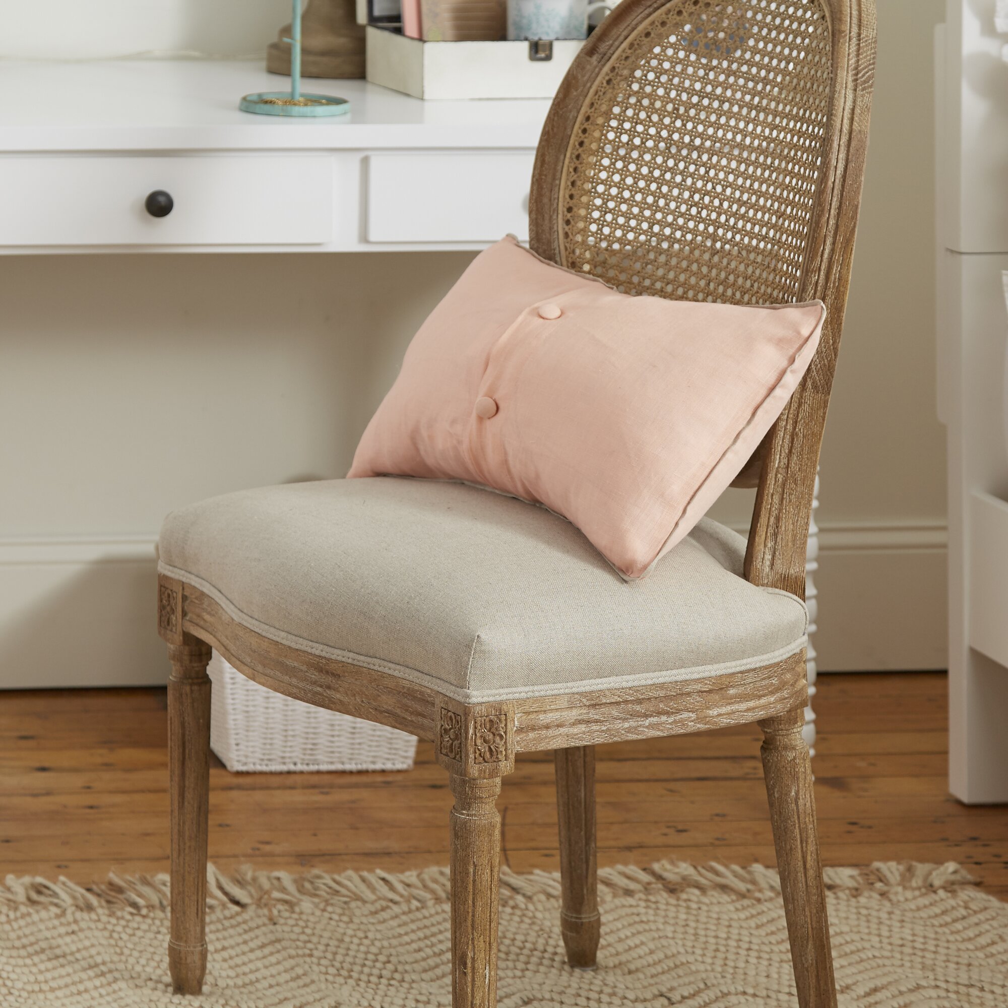 The Bella Collection Louis Cane Side Chair & Reviews | Wayfair